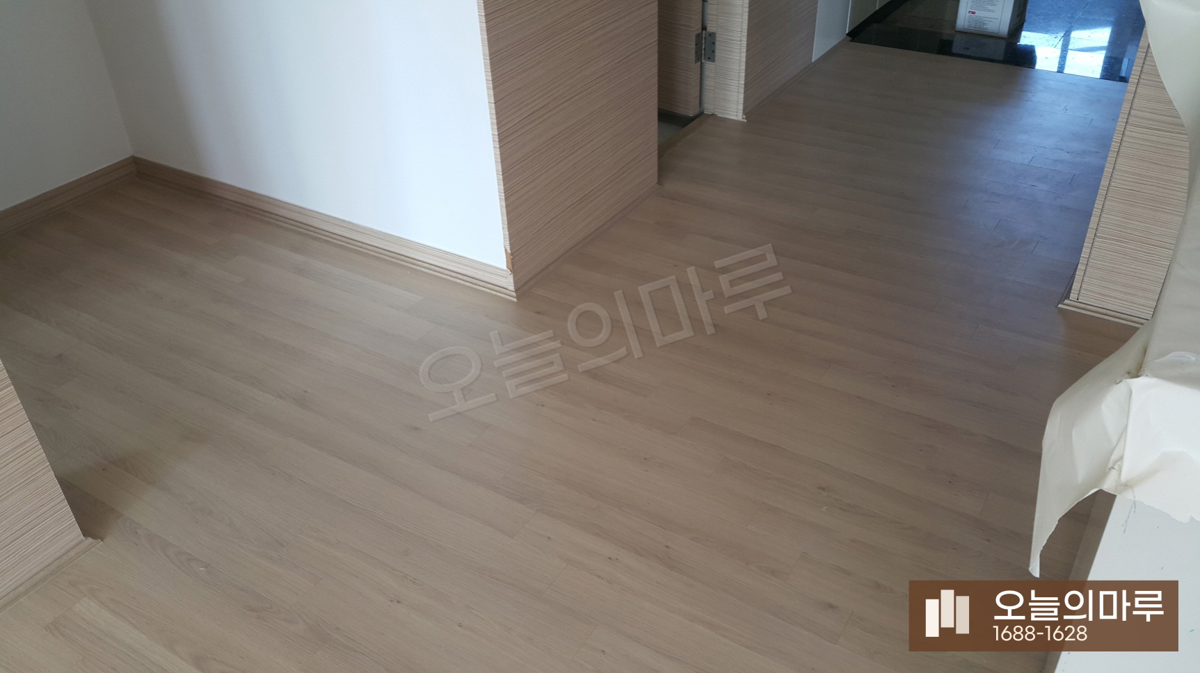 화성 동탄7동 한솔 울트라 화이트워시오크 빌라 강마루 시공 시공 후