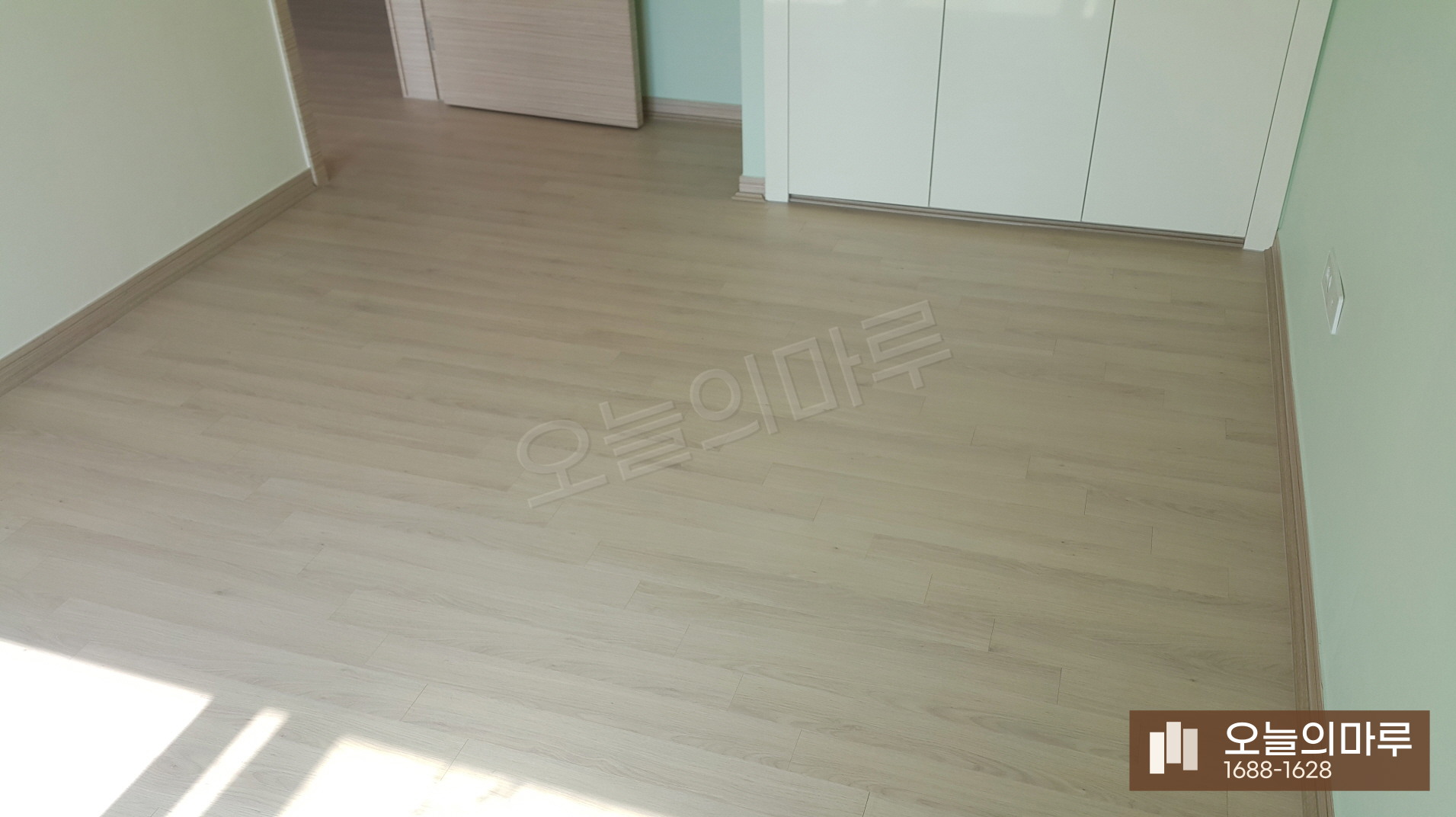 화성 동탄7동 한솔 울트라 화이트워시오크 빌라 강마루 시공 시공 후
