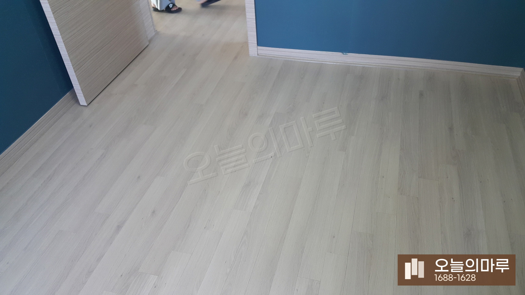 화성 동탄7동 한솔 울트라 화이트워시오크 빌라 강마루 시공