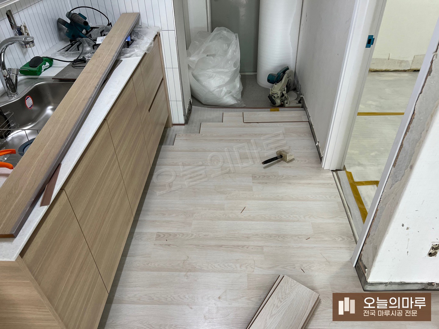 성동구 행당1동 동화 클릭S 오크3 빌라 강화마루 시공 시공 중