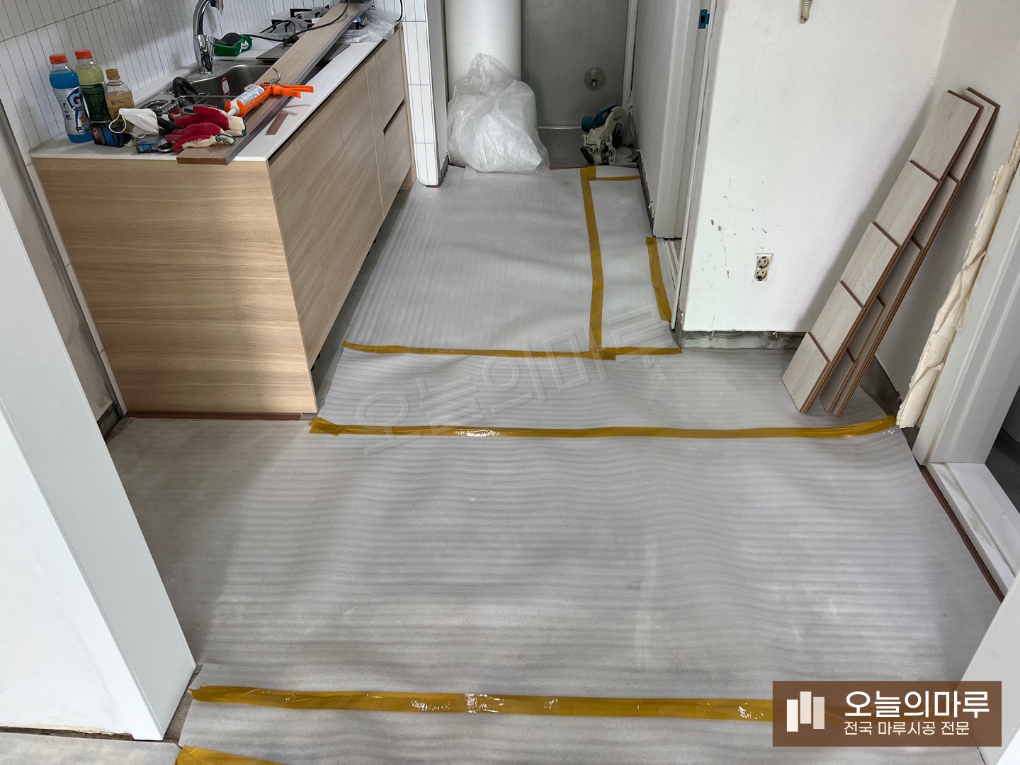 성동구 행당1동 동화 클릭S 오크3 빌라 강화마루 시공 시공 중
