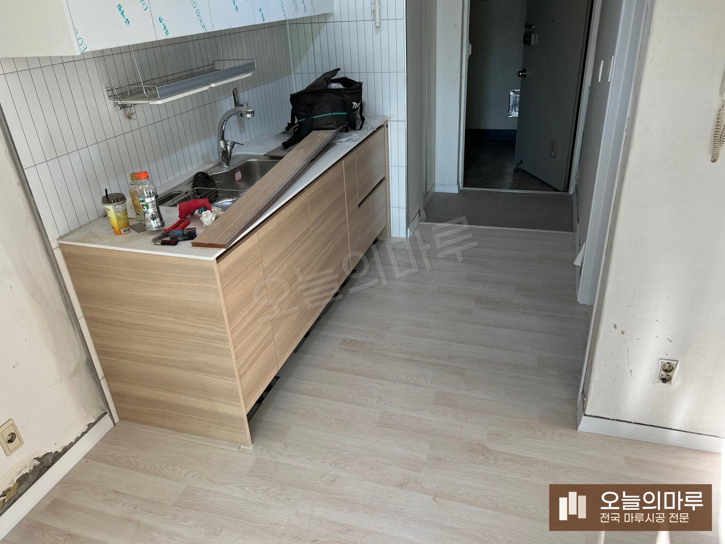 성동구 행당1동 동화 클릭S 오크3 빌라 강화마루 시공 시공 후