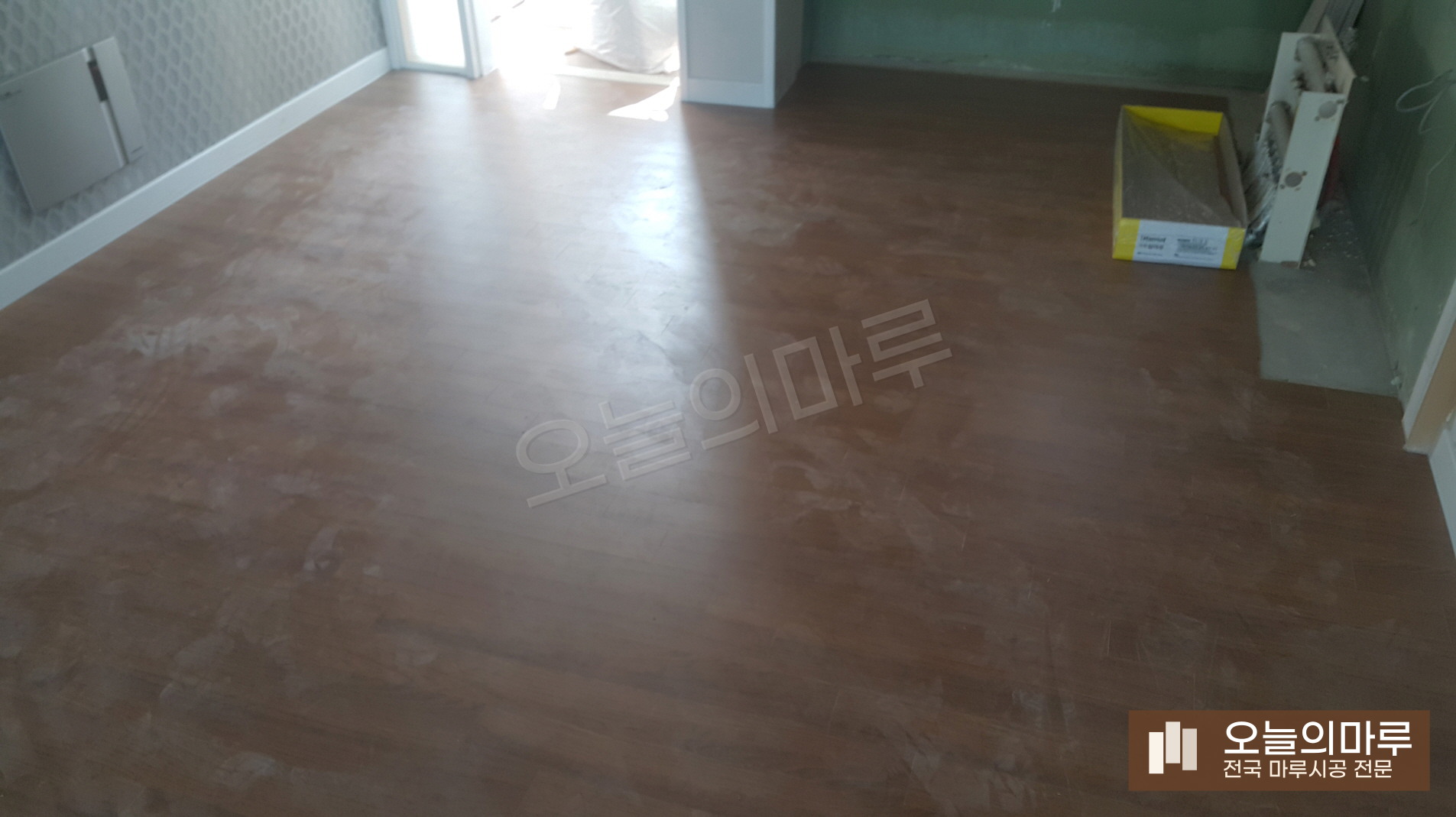 대구 매호동 한솔 울트라 티크5 전원주택 강마루 시공 시공 후