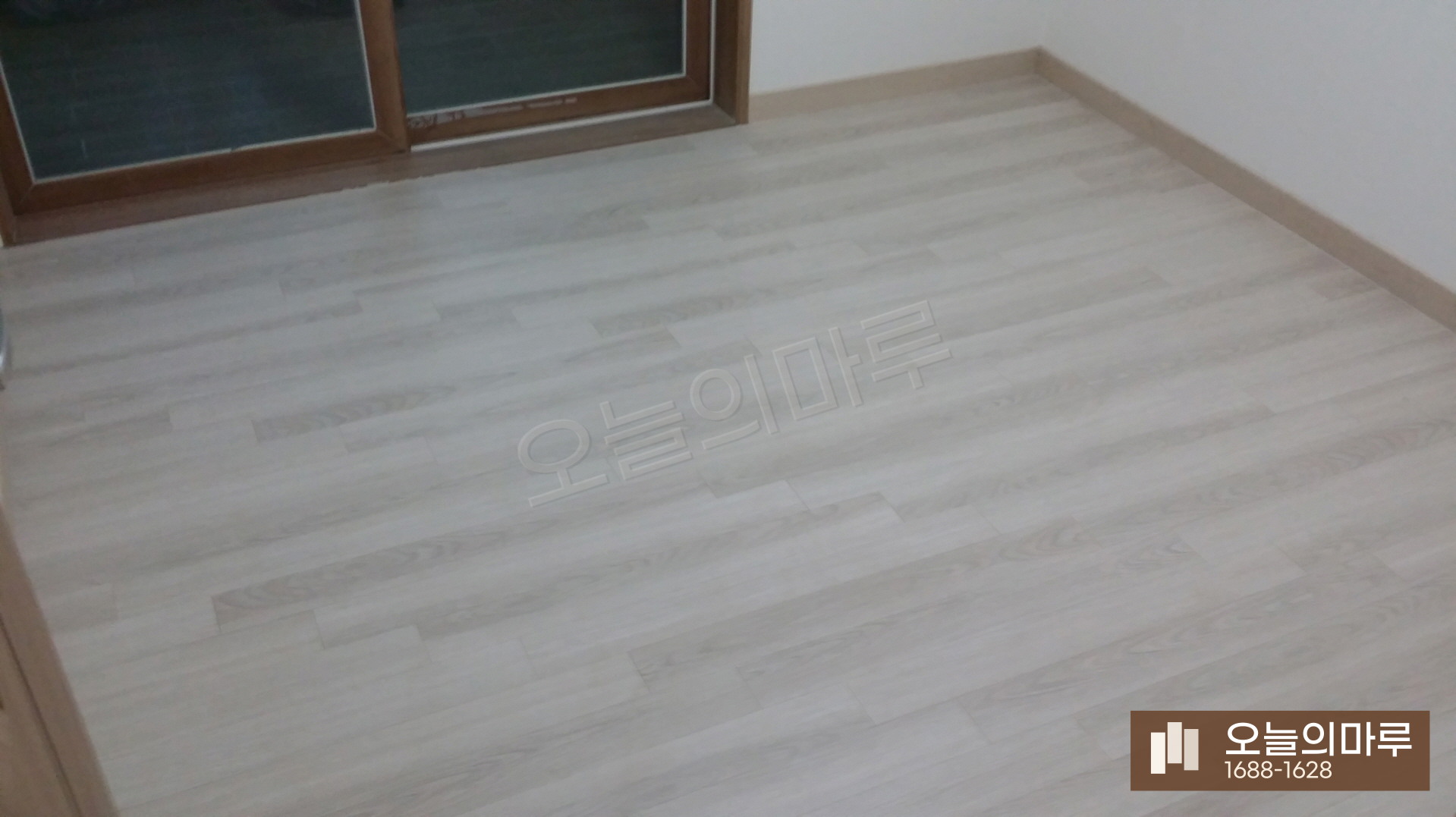 평택 비전동 한솔 울트라 블랑화이트오크 아파트 강마루 시공 시공 후