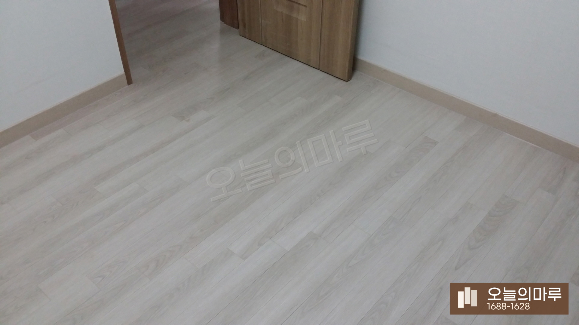 평택 비전동 한솔 울트라 블랑화이트오크 아파트 강마루 시공 시공 후