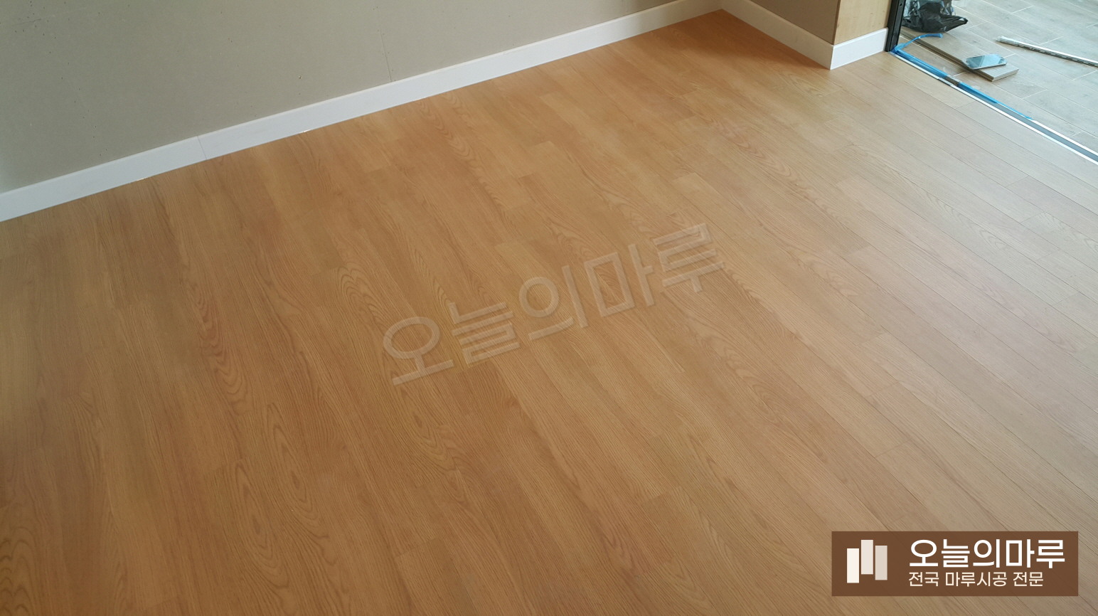 통영 산양읍 구정 강마루 오크 빌라 강마루 시공 시공 후