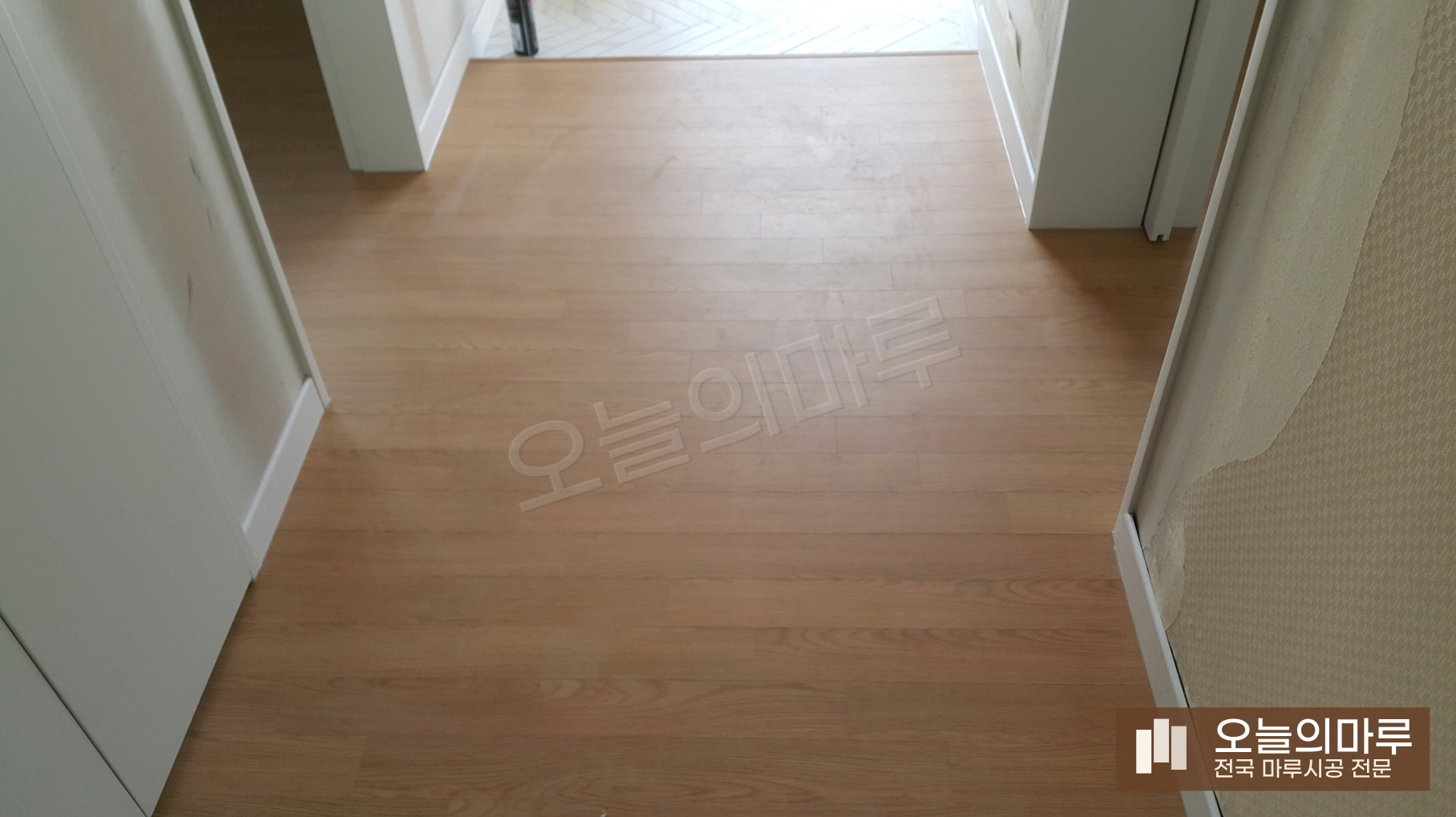 통영 산양읍 구정 강마루 오크 빌라 강마루 시공 시공 후