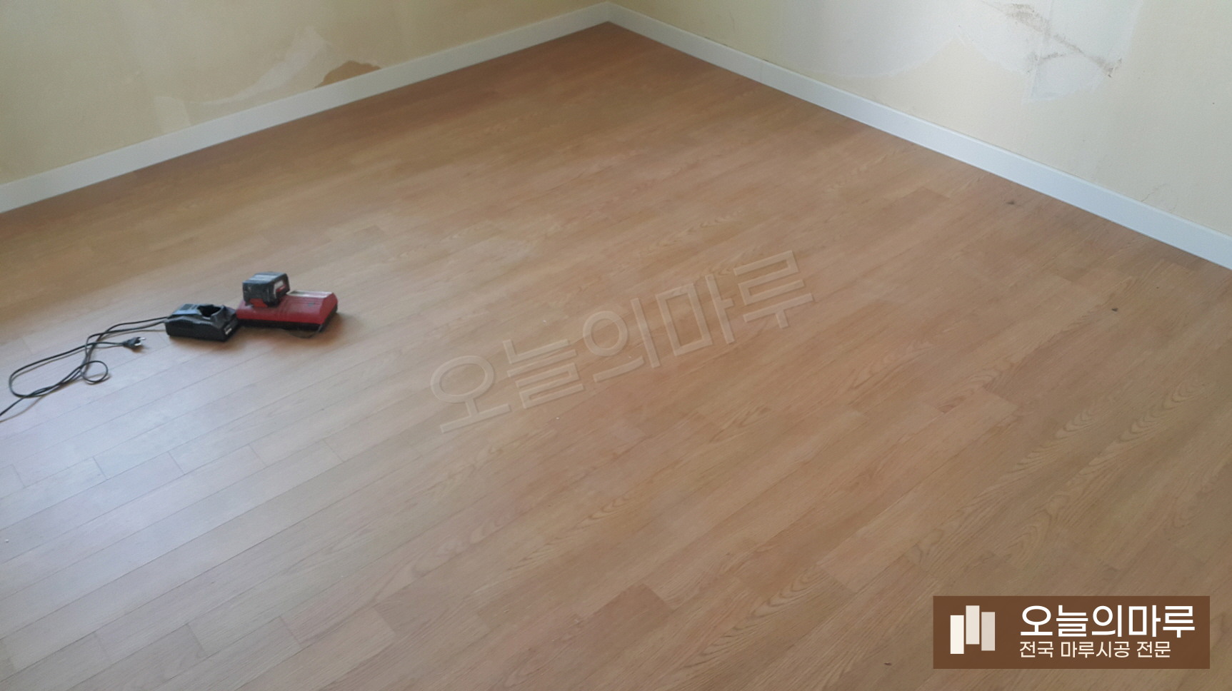 통영 산양읍 구정 강마루 오크 빌라 강마루 시공 시공 후