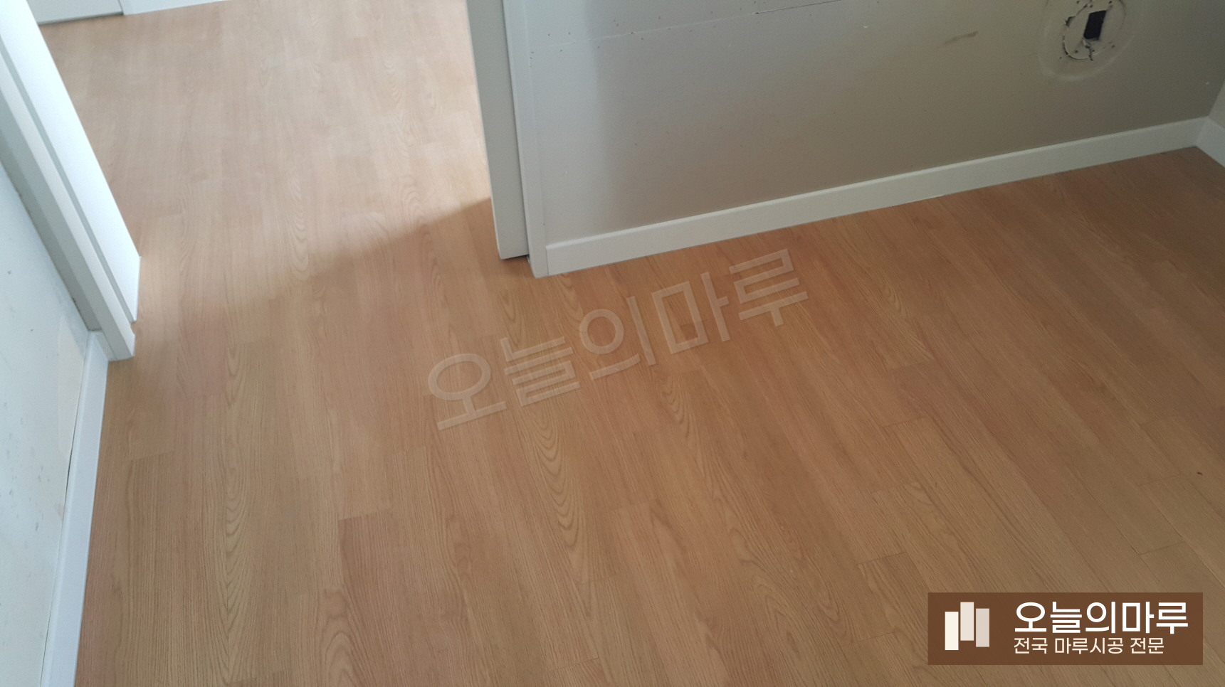 통영 산양읍 구정 강마루 오크 빌라 강마루 시공 시공 후