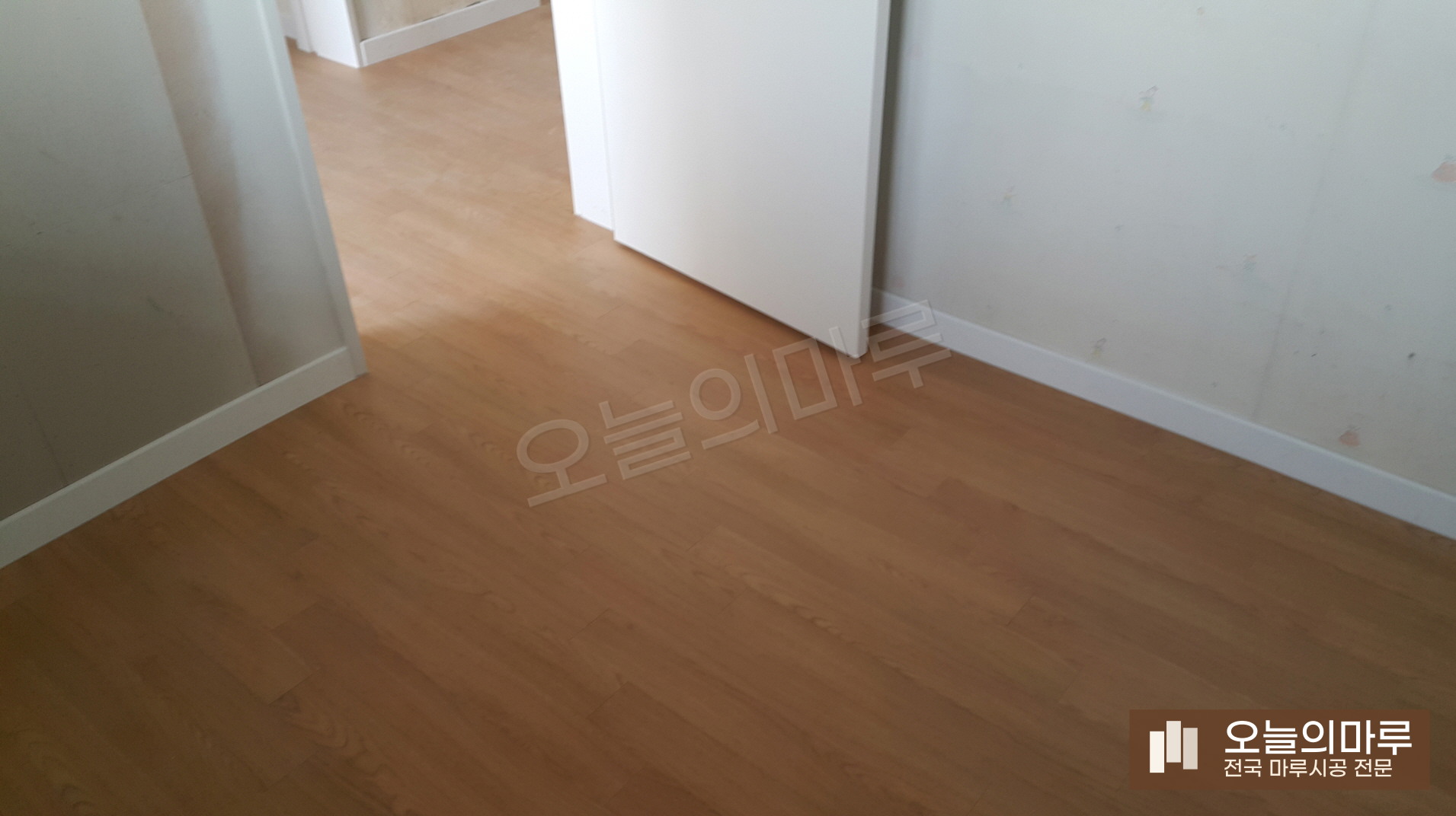 통영 산양읍 구정 강마루 오크 빌라 강마루 시공 시공 후