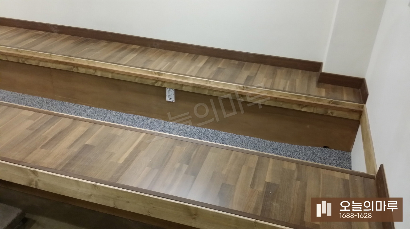 구로구 개봉3동 한솔 락 럭스엘름 카페 강화마루 시공
