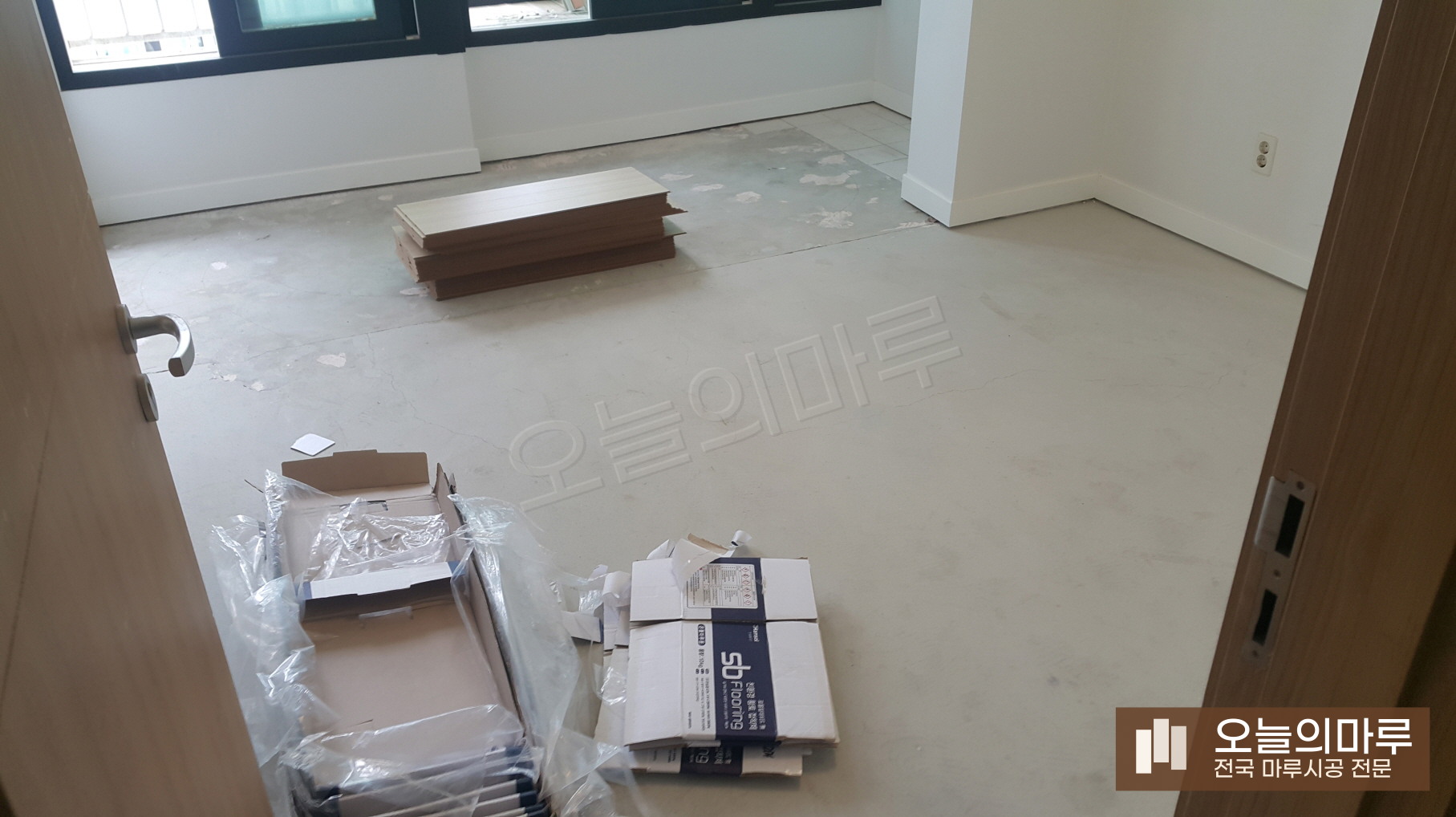 동대문구 답십리1동 한솔 SB 제너럴오크 아파트 강마루 시공 시공 전