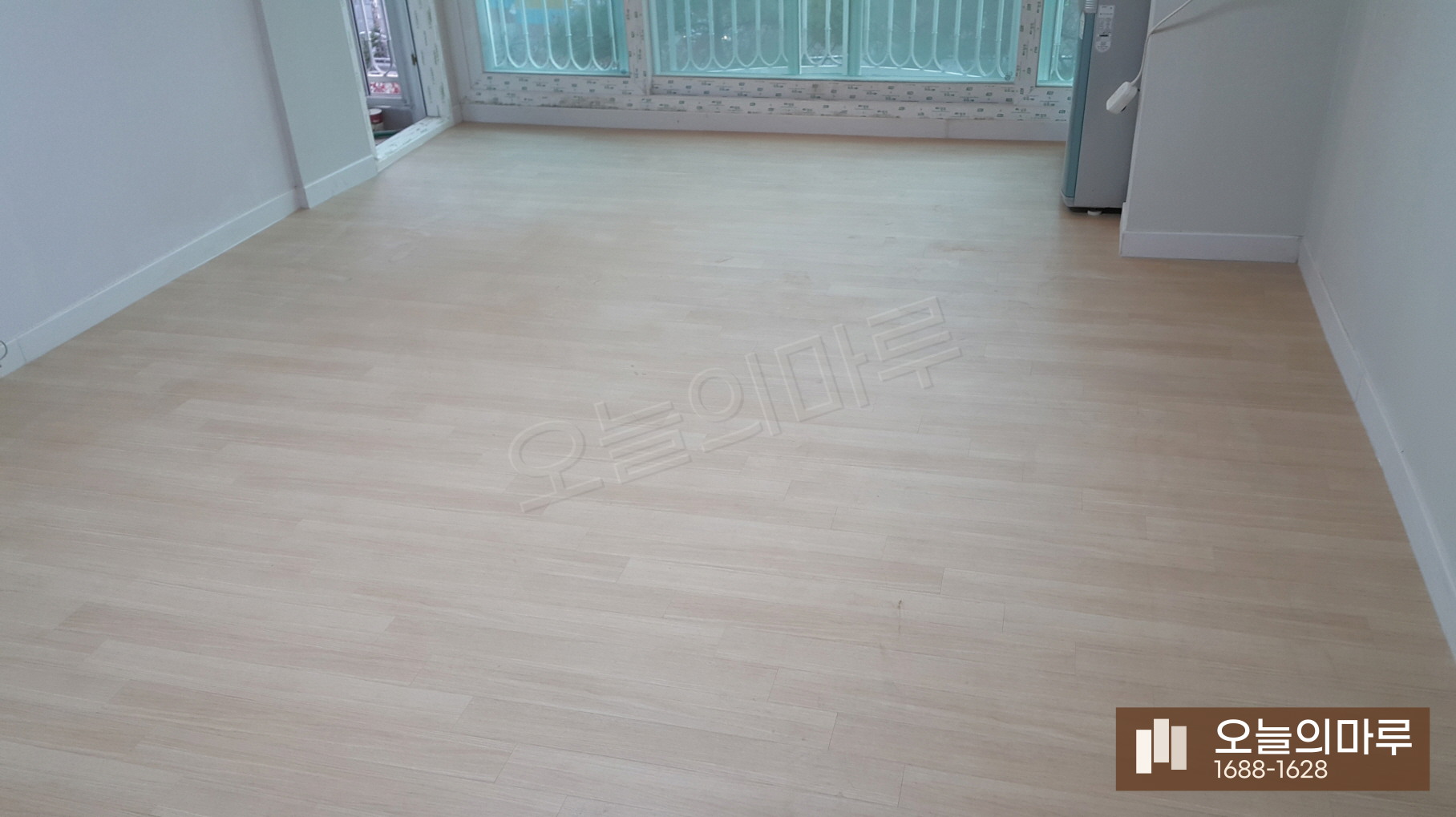 부산 녹산동 한솔 SB 오리진오크 빌라 강마루 시공 시공 후
