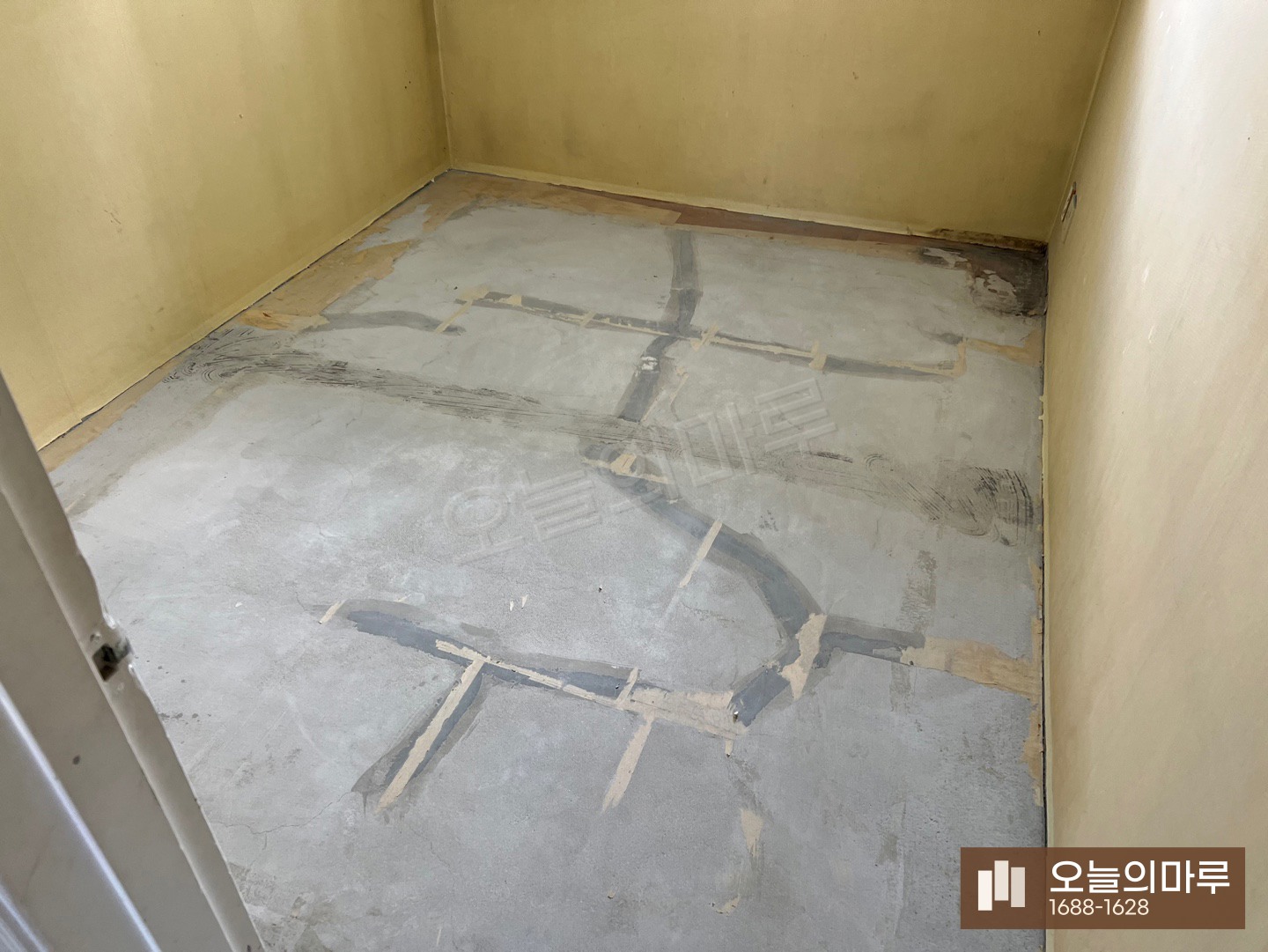 과천 부림동 스타 하이마루 화이트오크 아파트 강마루 시공 시공 전