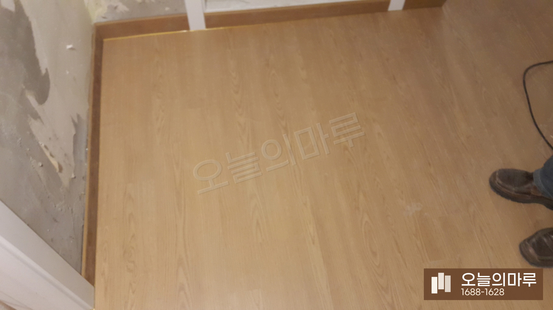 인천 주안1동 한솔 울트라 오크 빌라 강마루 시공 시공 후