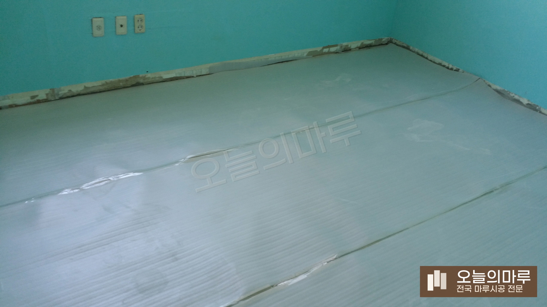파주 송촌동 한솔 락 그레이오크 단독주택 강화마루 시공 시공 중