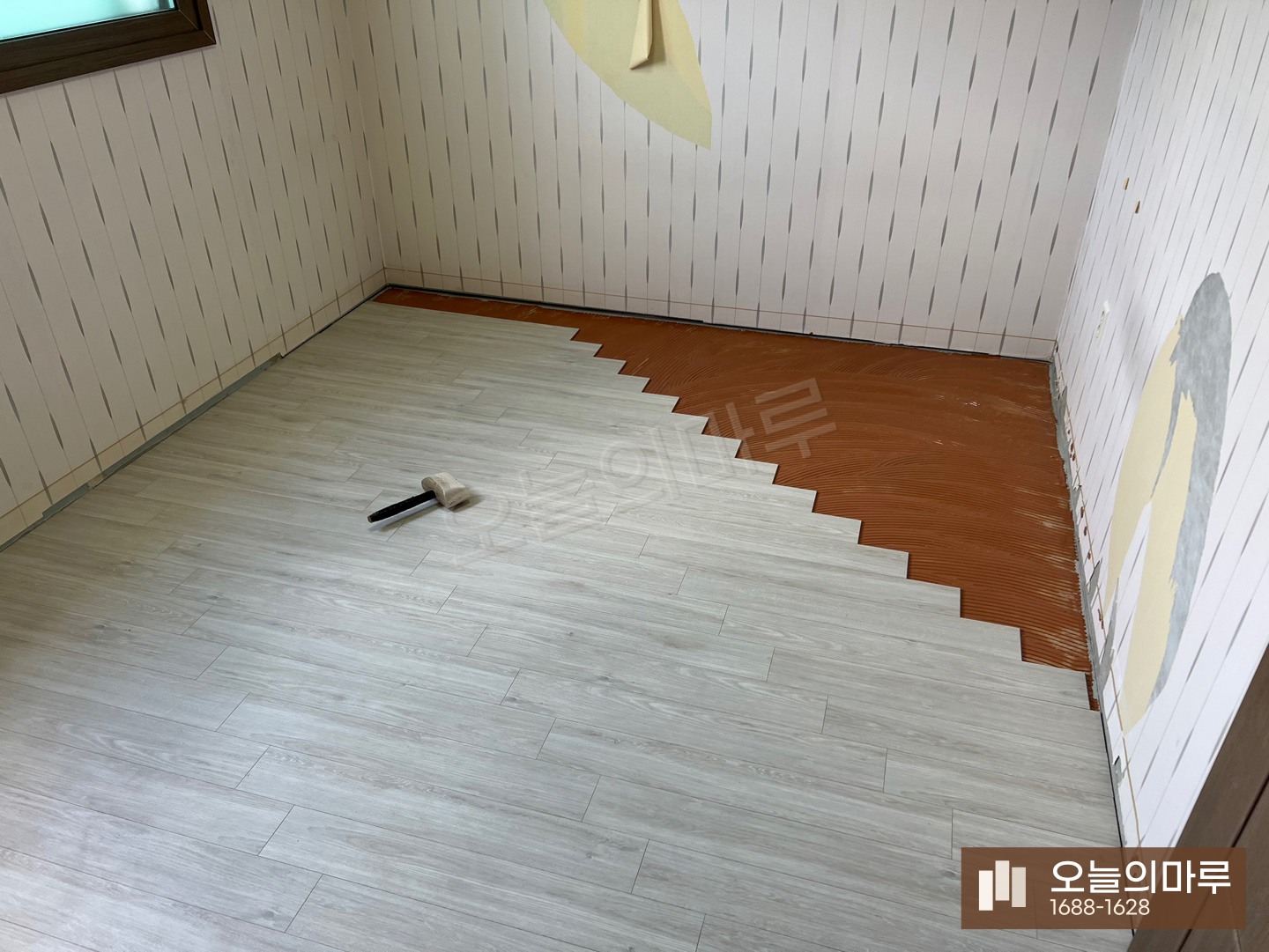 청주 수곡2동 스타 하이마루 트렌드 아파트 강마루 시공 시공 중