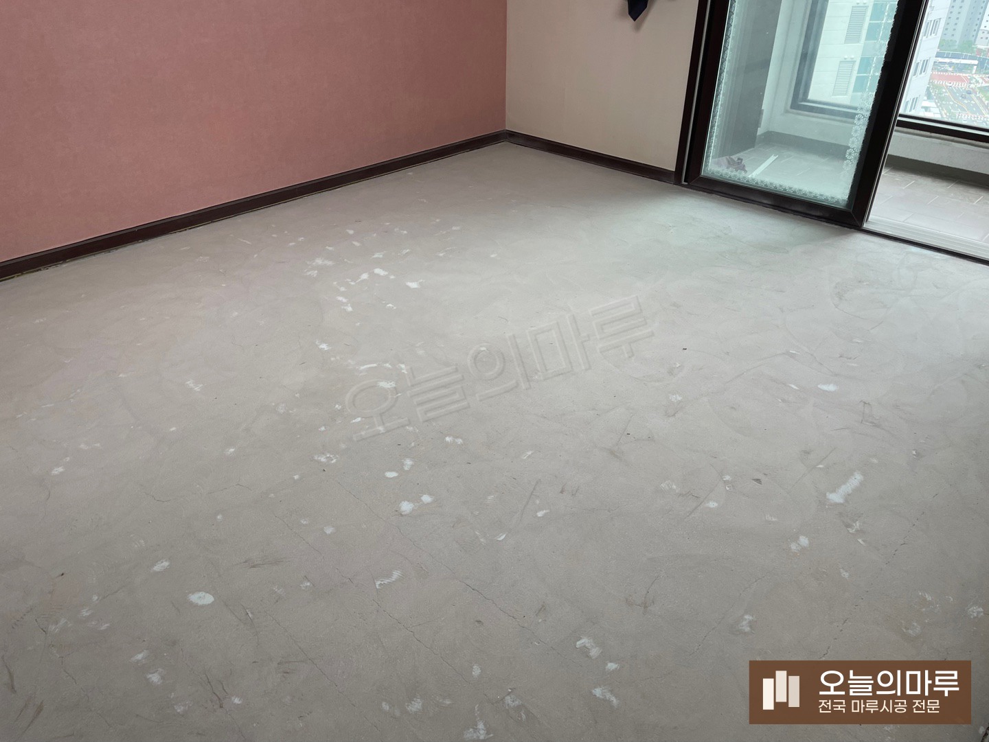 안동 북후면 동화 나투스진 어반화이트 아파트 강마루 시공 시공 전