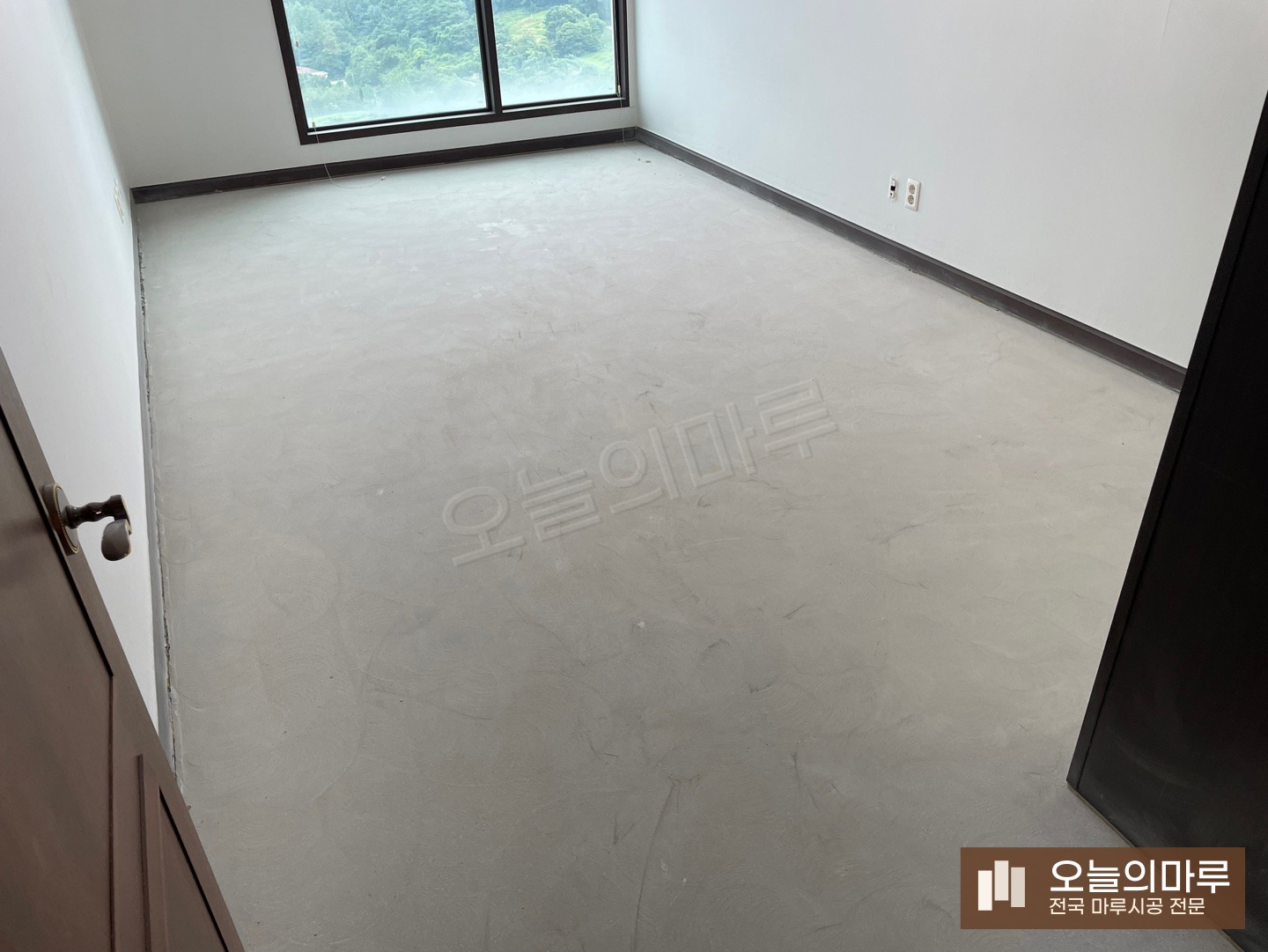 안동 북후면 동화 나투스진 어반화이트 아파트 강마루 시공 시공 전
