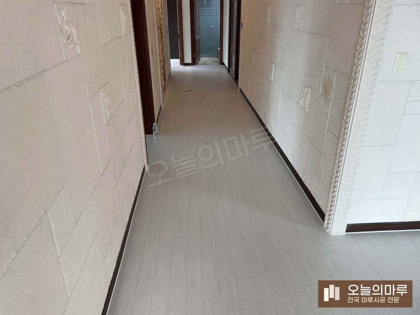 안동 북후면 동화 나투스진 어반화이트 아파트 강마루 시공 시공 후